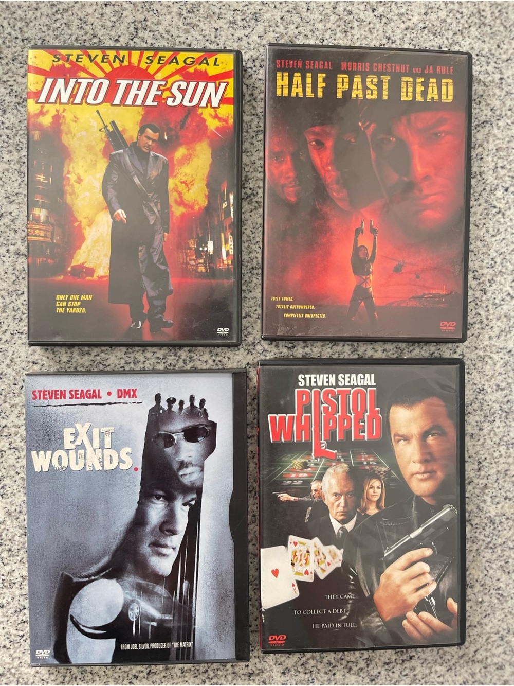 Steven Seagal 4 DVD’s Movie Classics